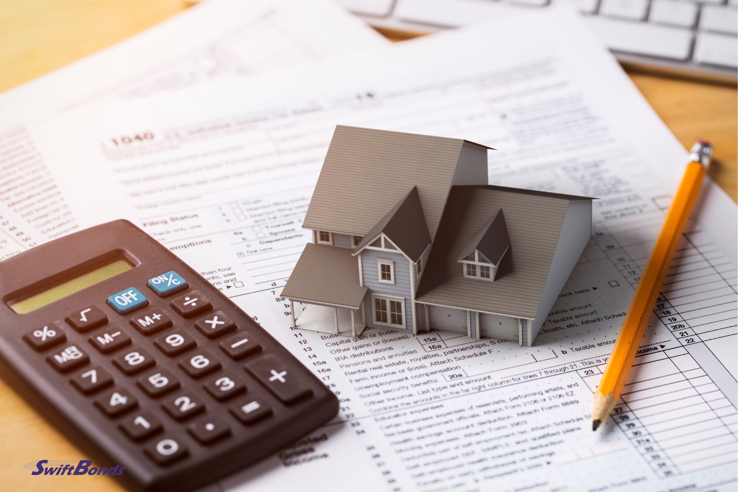 Mortgage interest is deductible from home taxes.