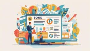 Financial dashboard infographic explaining 401(k) ERISA bond rules, compliance charts, and coverage details.