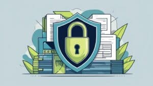 Shield and padlock graphic representing ERISA fidelity bond protection of retirement plan assets and compliance security.