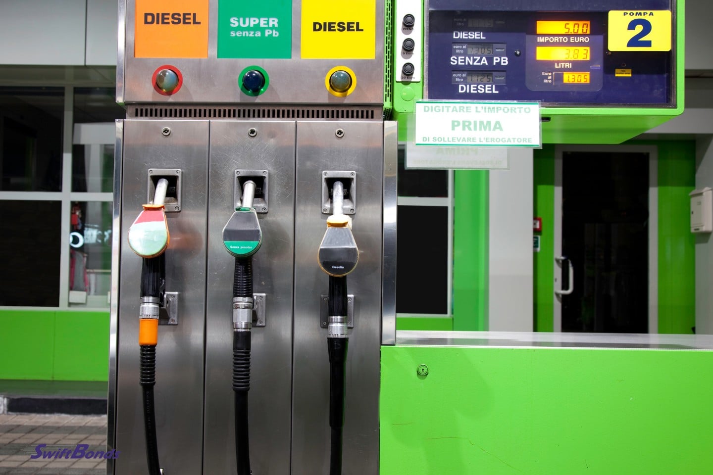 A gas station pump.