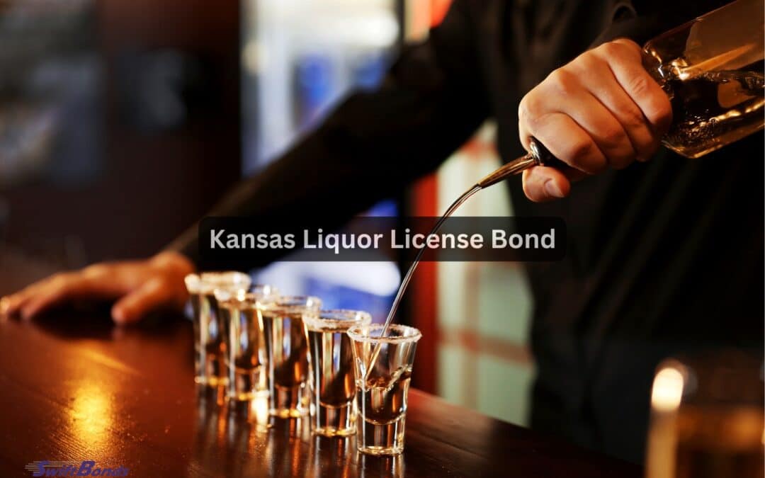 Tequila is being poured into glasses by the bartender.