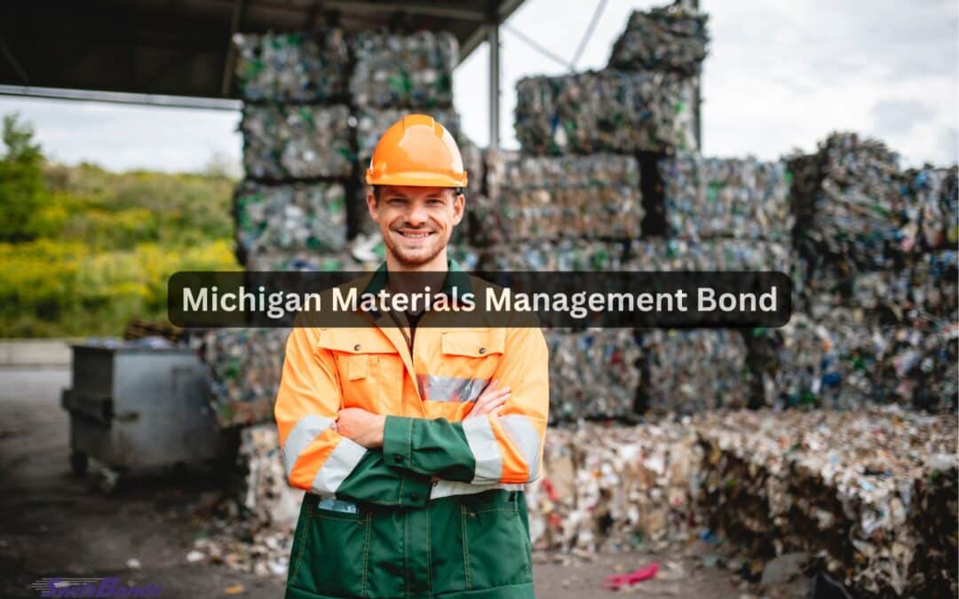An outside worker at a waste management plant is grinning.