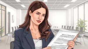 A woman analyzing What Is a Fidelity Bond for 401(k)? Understanding ERISA Compliance