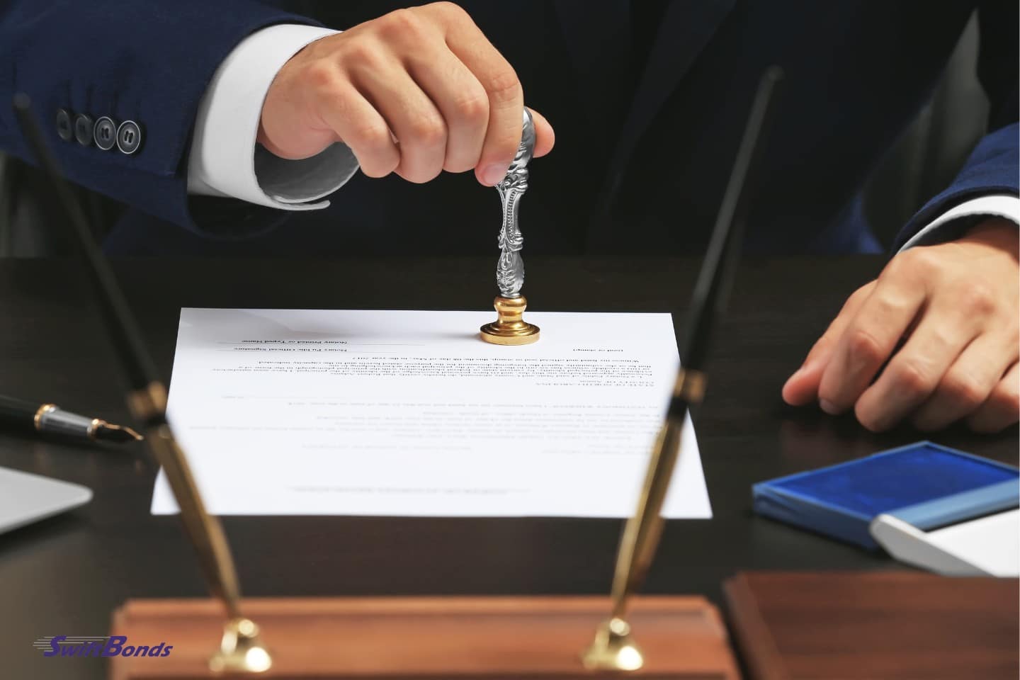 document sealed by a notary public.