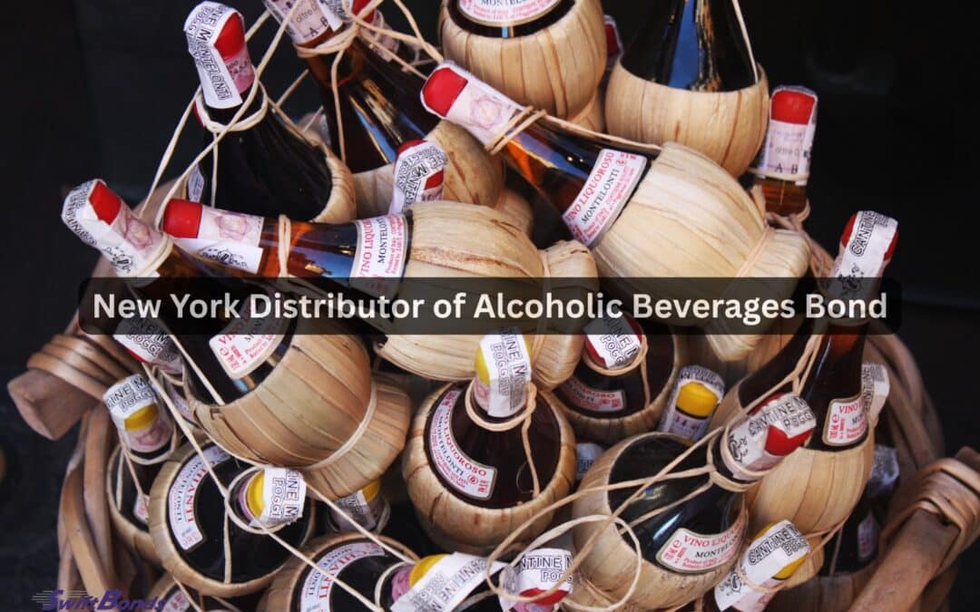 Basket of Italian wine bottles