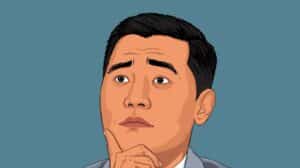 Illustration of a man considering whether a probate bond can be refunded, representing executors managing estate duties.
